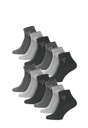 QUARTER SNEAKER 12 PACK PURE COMFORT - Socken - anthrazit grau hellgrau