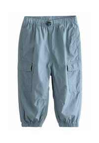 Next - BAGGY WITH TOGGLE WAIST - Cargo trousers - mid blue Thumbnail Image 1