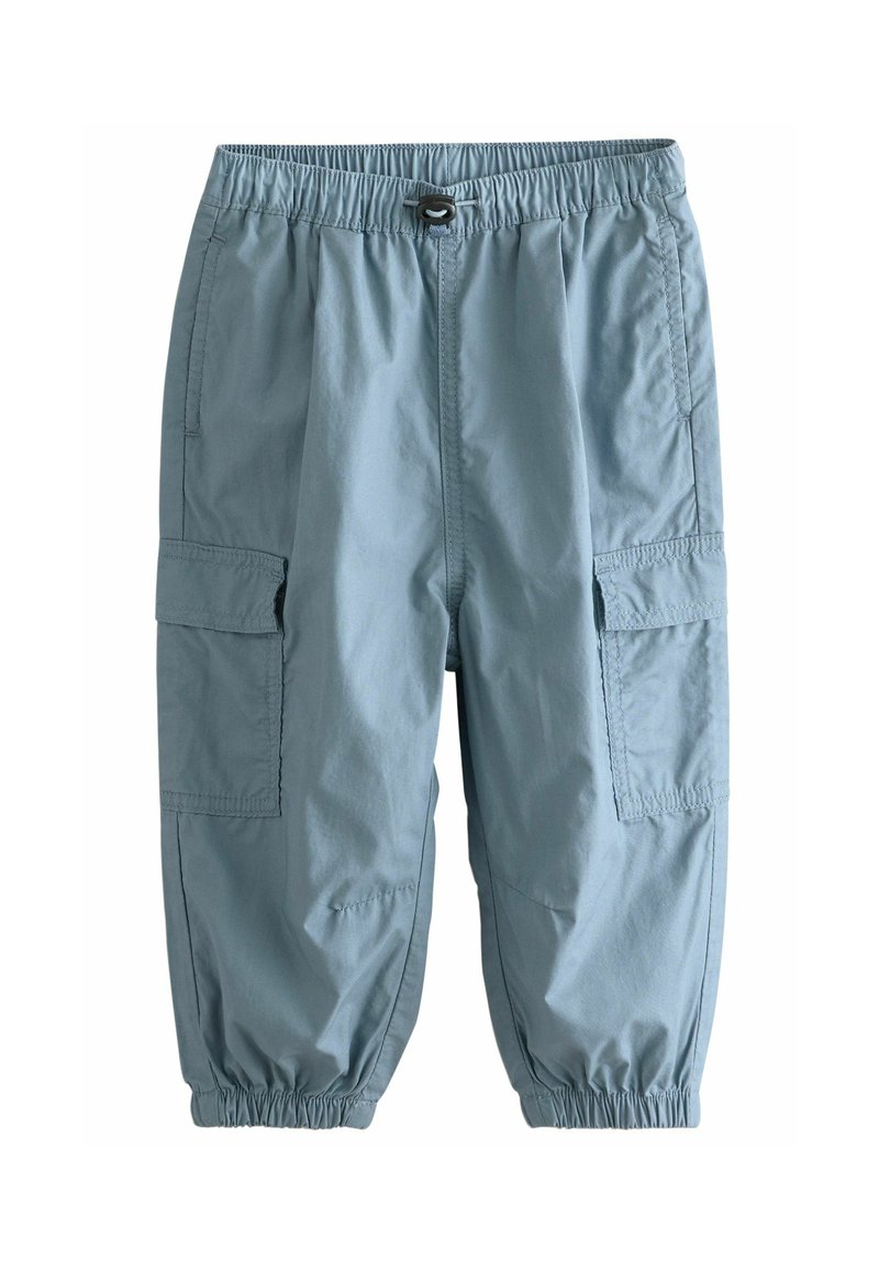 Next - BAGGY WITH TOGGLE WAIST - Cargo trousers - mid blue, Enlarge