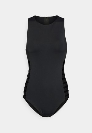 COLLECTIVE MULTI STRAP ONE PIECE - Swimsuit - black