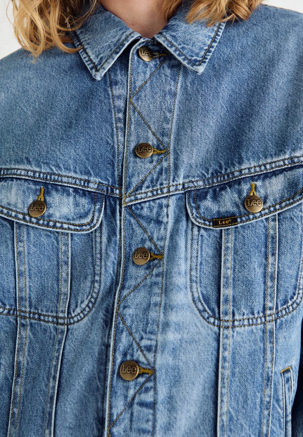 RIDER JACKET - Denim jacket - sandstorm3