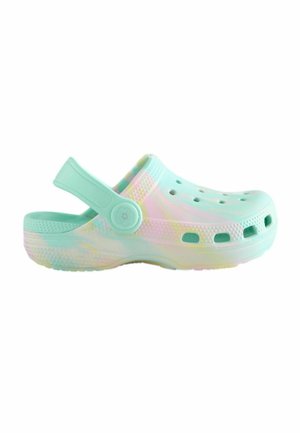 Next, Clogs - aqua blue marble