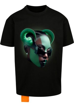 Forgotten Faces EMPRESS  - Print T-shirt - black