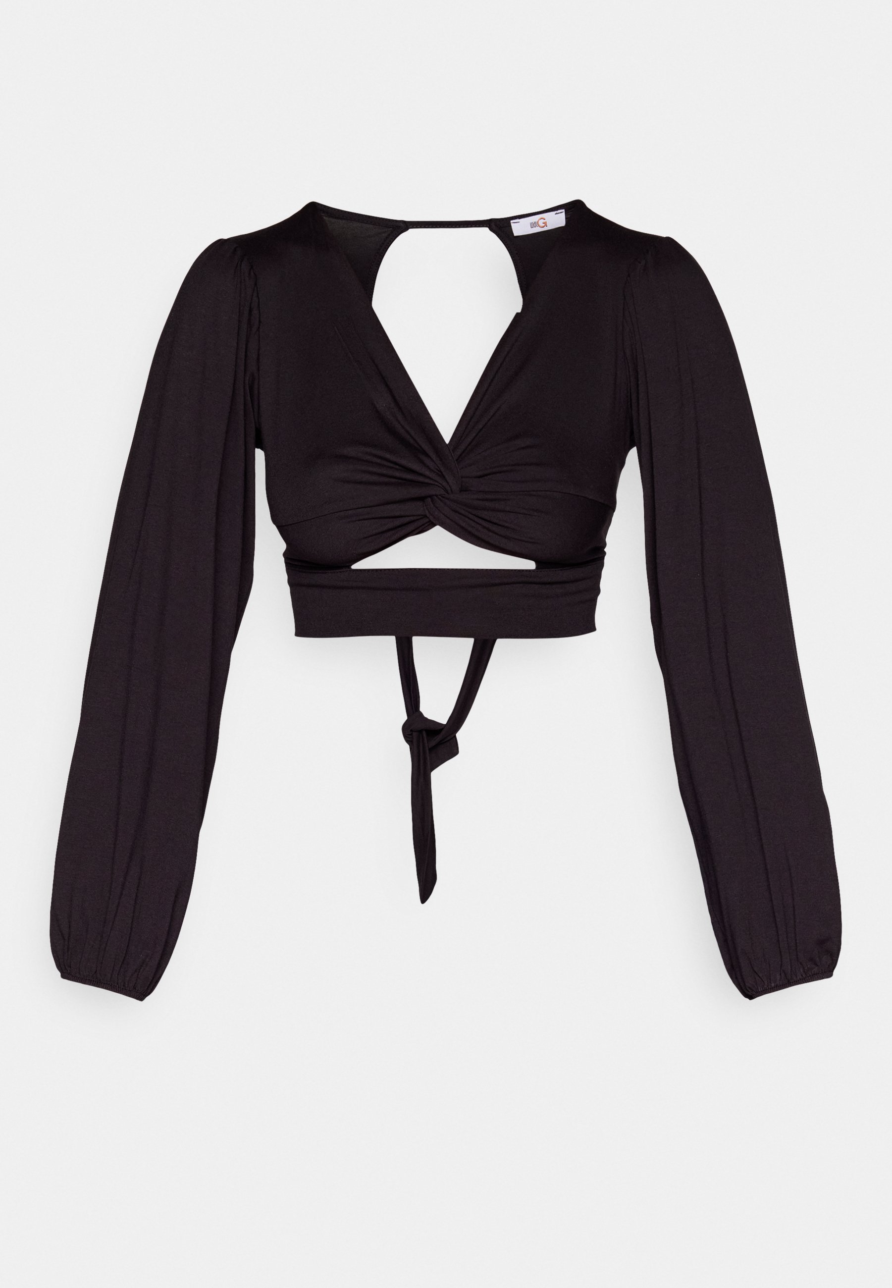 WAL G. ANGELINA BACKLESS - Langarmshirt - black/schwarz