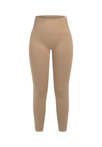 LEGGINGS INVISIBLE SCRUNCH SEAMLESS ELIN - Leggings - beige