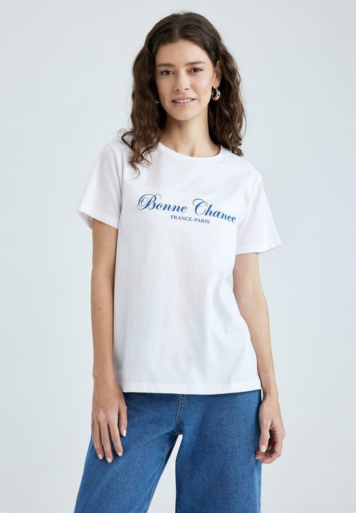 DeFacto T-Shirt Per Bambine E Ragazze - Design Moderno, Vestibilità Comoda E Materiali Di Qualità