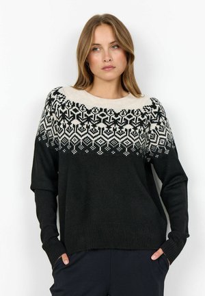Svetrík - c black combi