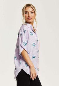 Liquorish FLORAL PRINT   - Button-down blouse - multi coloured