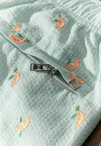 Next REGULAR FIT - Fürdőnadrág - orange embroidery blue stripe