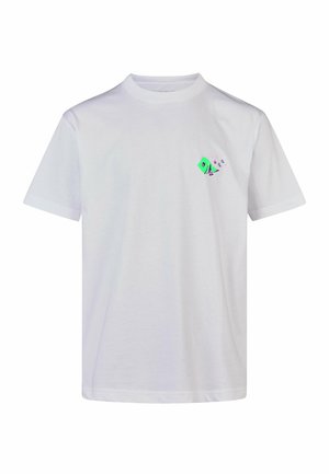 Cleptomanicx, T-Shirt print - white