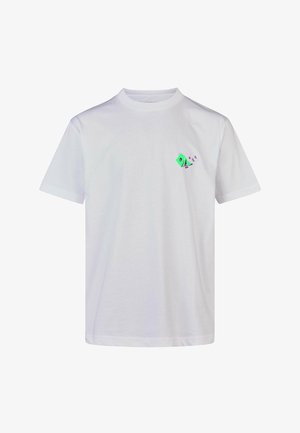 Cleptomanicx, T-Shirt print - white