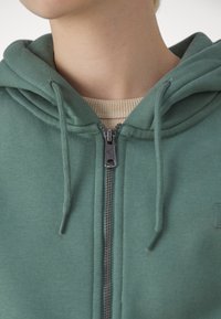 Dickies OAKPORT ZIP - Felpa con zip - dark forest