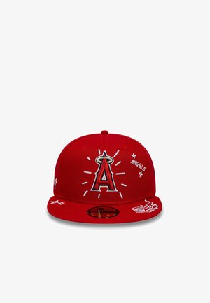 New Era, 59FIFTY MLB LOS ANGELES ANGELS SCRIBBLE UNISEX - Cappellino - red