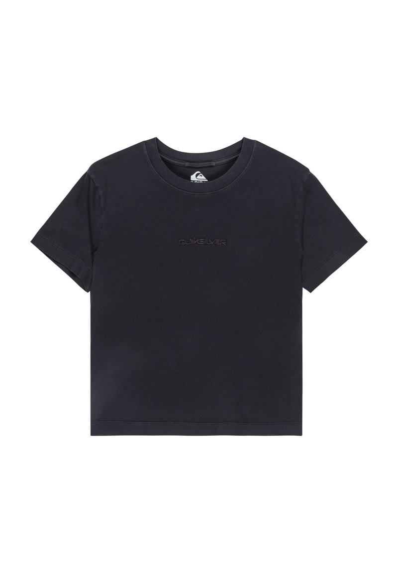 Quiksilver ESSENTIAL SS TEE - Pamata T-krekls - tarmac/melns - Zalando.lv