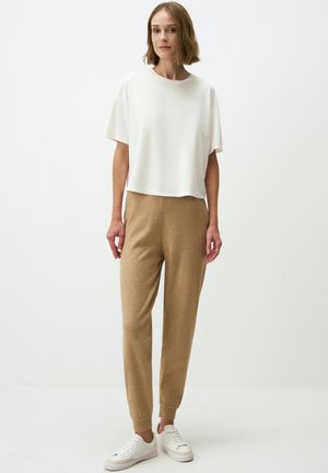 HIGH WAIST JOGGER - Pantalon de survêtement - beige