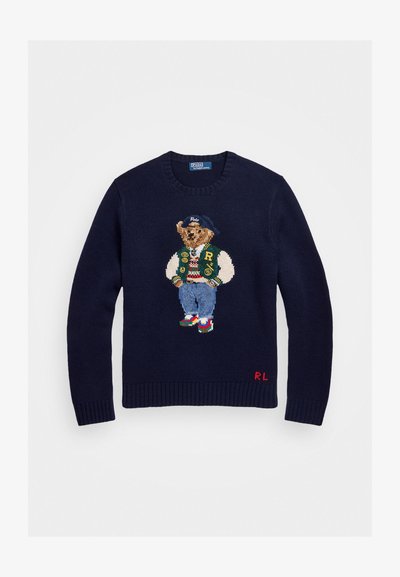 Polo Ralph Lauren POLO BEAR WOOL-CASHMERE SWEATER - Maglione - bear navy