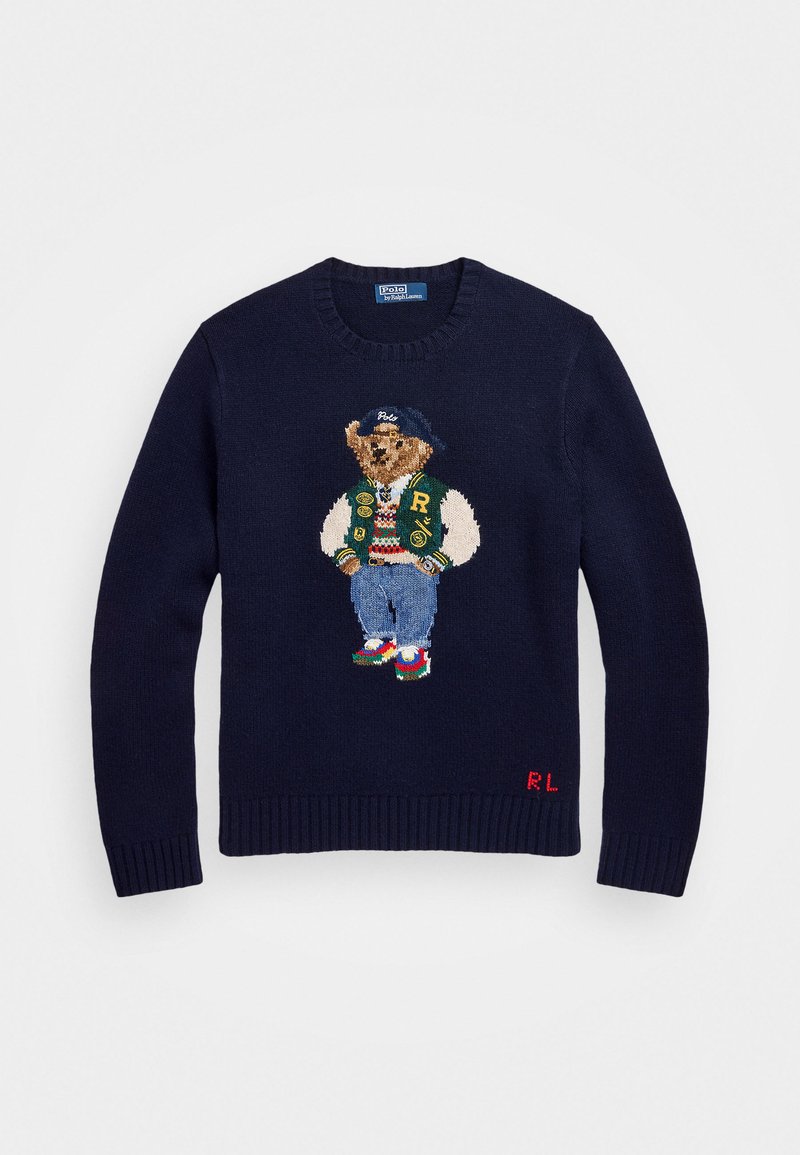 Polo Ralph Lauren POLO BEAR WOOL-CASHMERE SWEATER - Jumper - bear navy