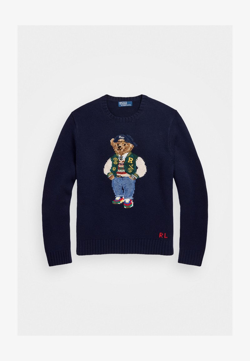 Polo Ralph Lauren POLO BEAR WOOL-CASHMERE SWEATER - Jumper - bear navy