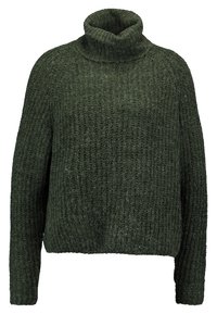 ONLY Stickad tröja - dark green