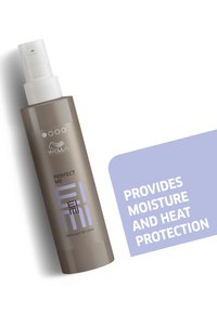 Wella Professionals Perfect Me Lightweight BB Lotion spray bottle with label stating it provides moisture and heat protection.