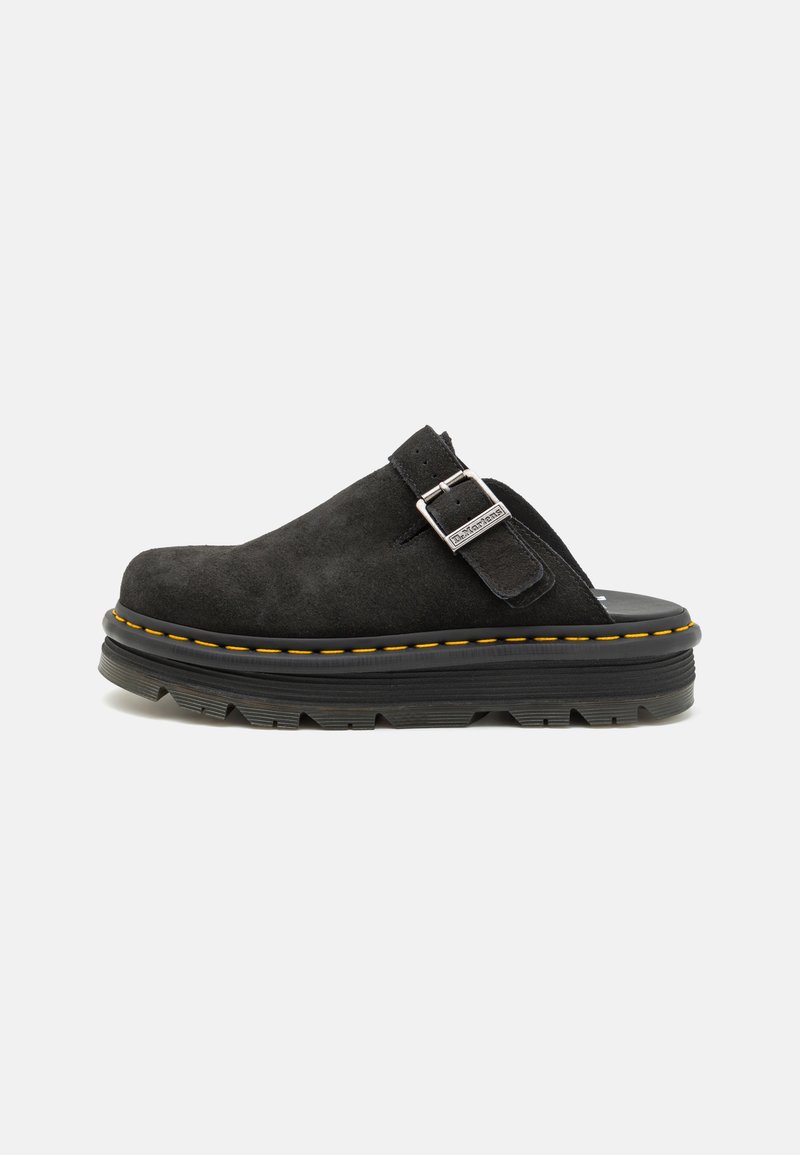 Dr. Martens - ZEB ZAG UNISEX - Papucsszandálok - black, Nagyítás