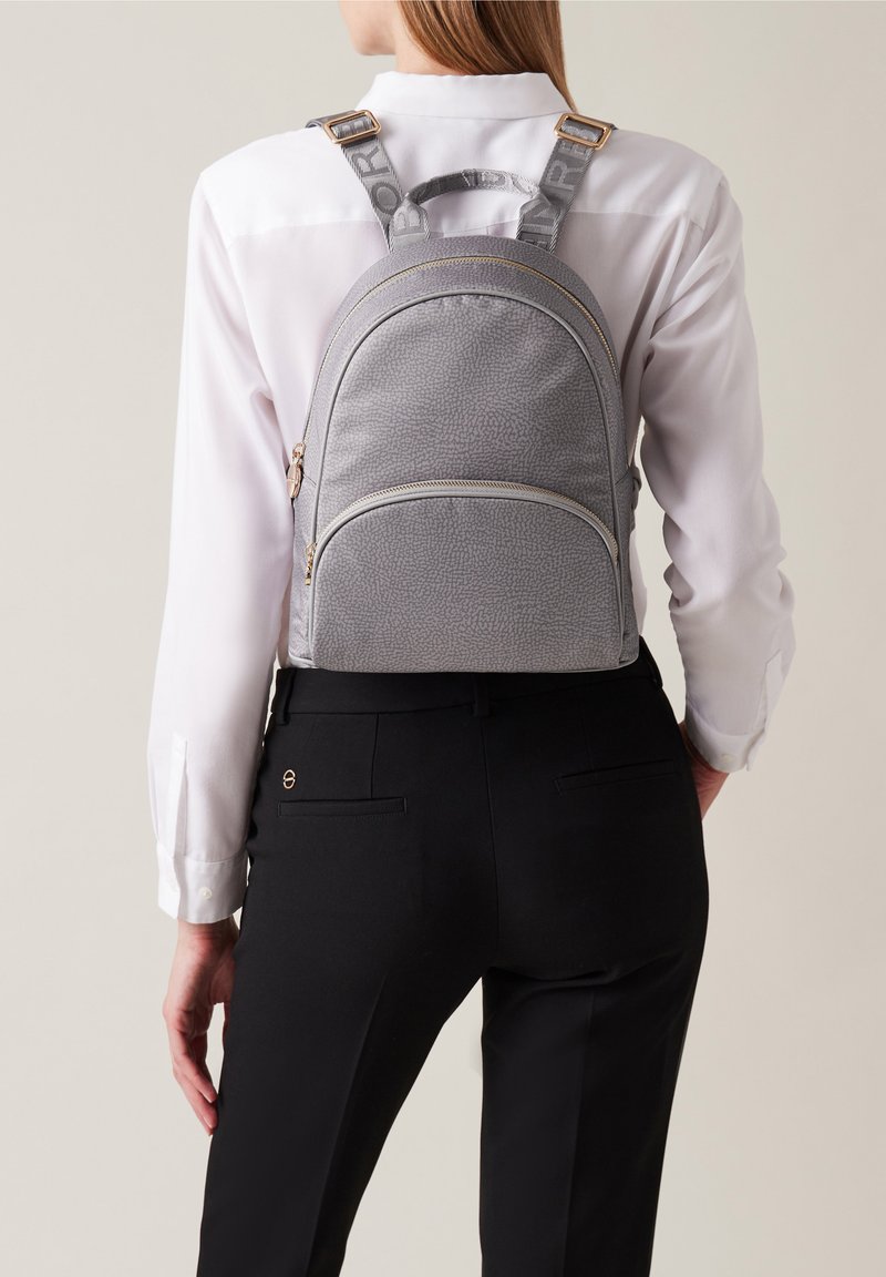 Borbonese MEDIUM - Tagesrucksack - cloud