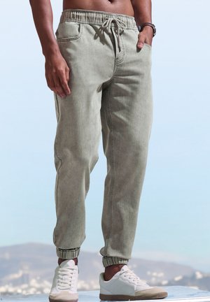 john devin, JEANS - Jeans Tapered Fit - khaki-denim