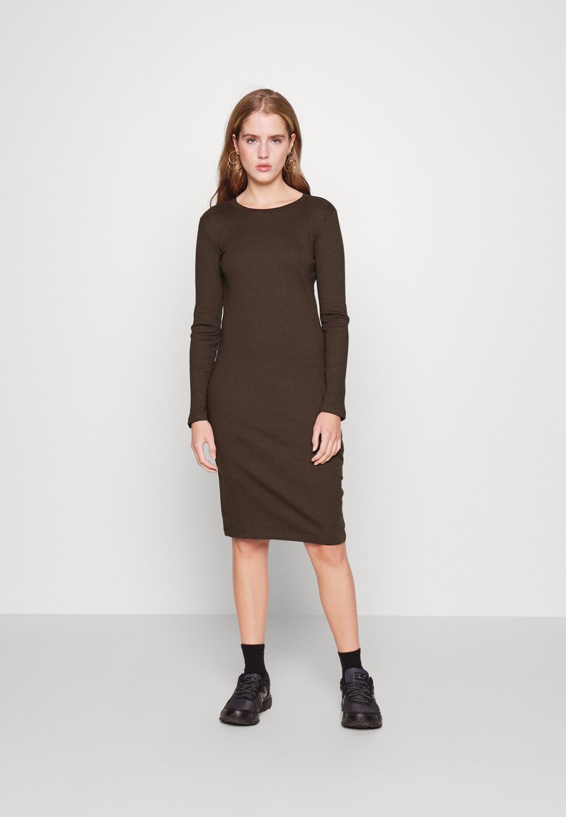 Vero Moda Petite VMLAVENDER - Vestido de dia - coffee bean