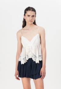 Abercrombie & Fitch - TE CRAFT BABYDOLL - Top - off white Thumbnail Image 1