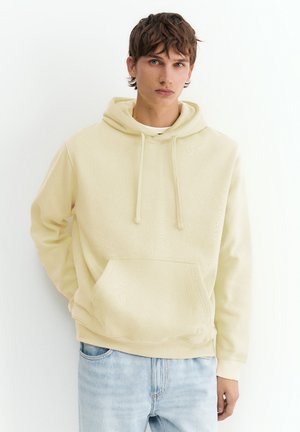 PULL&BEAR, BASIC - HOODIE - Sweat à capuche - yellow
