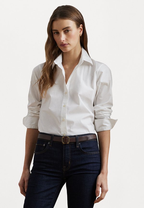 EASY CARE STRETCH COTTON SHIRT - Button-down blouse