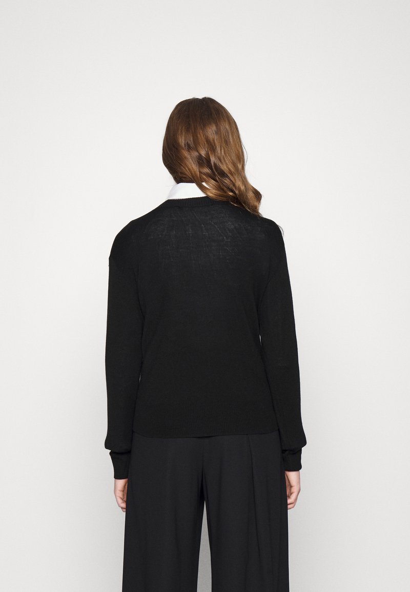 Damen Strickjacken | KARL LAGERFELD IKONIK MONOGRAM Strickpullover black/schwarz - JX54190 Damen Strickjacken | KARL LAGERFELD IKONIK MONOGRAM Strickpullover black/schwarz - JX54190
