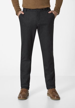 COLWOOD SLIM-FIT JOGG  MIT KAROMUSTER - Trousers - grey black check