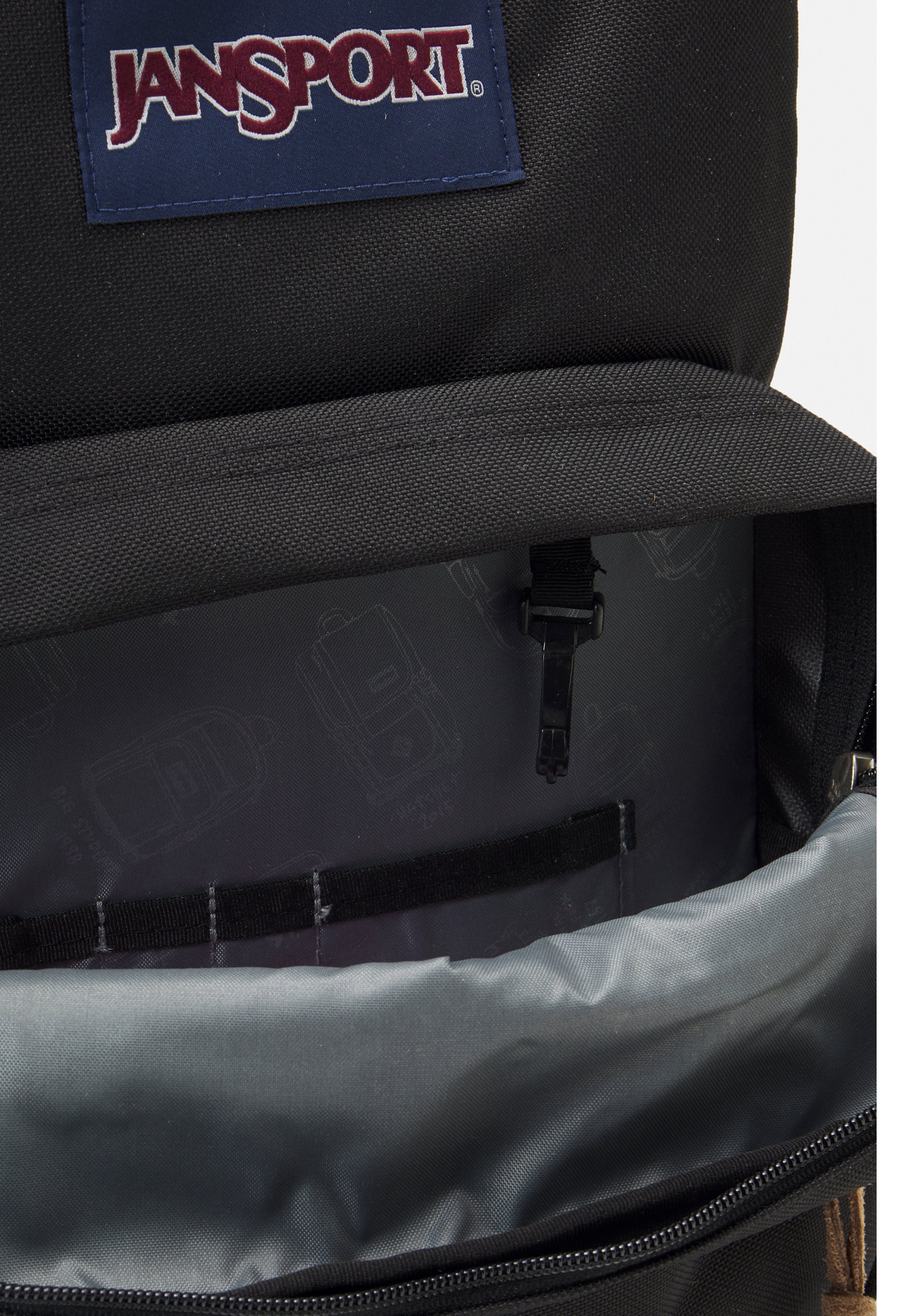Sac Bandoulière Jansport Flagstaff - Noir Synthétique - Marque Américaine Depuis 1967 - Idéal Tous Les Jours