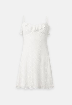 Gina Tricot, FLORAL MINI STRAP DRESS - Freizeitkleid - marshmallow
