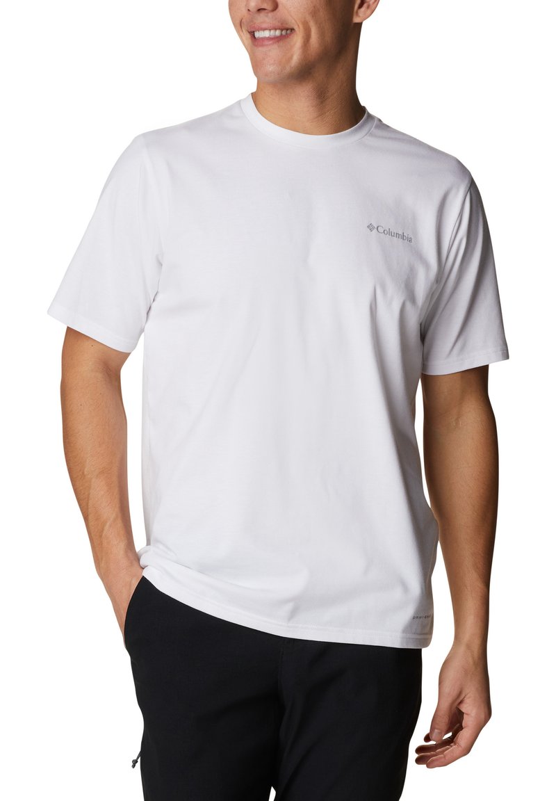Columbia Men's Sun Trek™ Short Sleeve Tee Tshirt basic white/wit