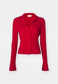 Cardigan - bright red