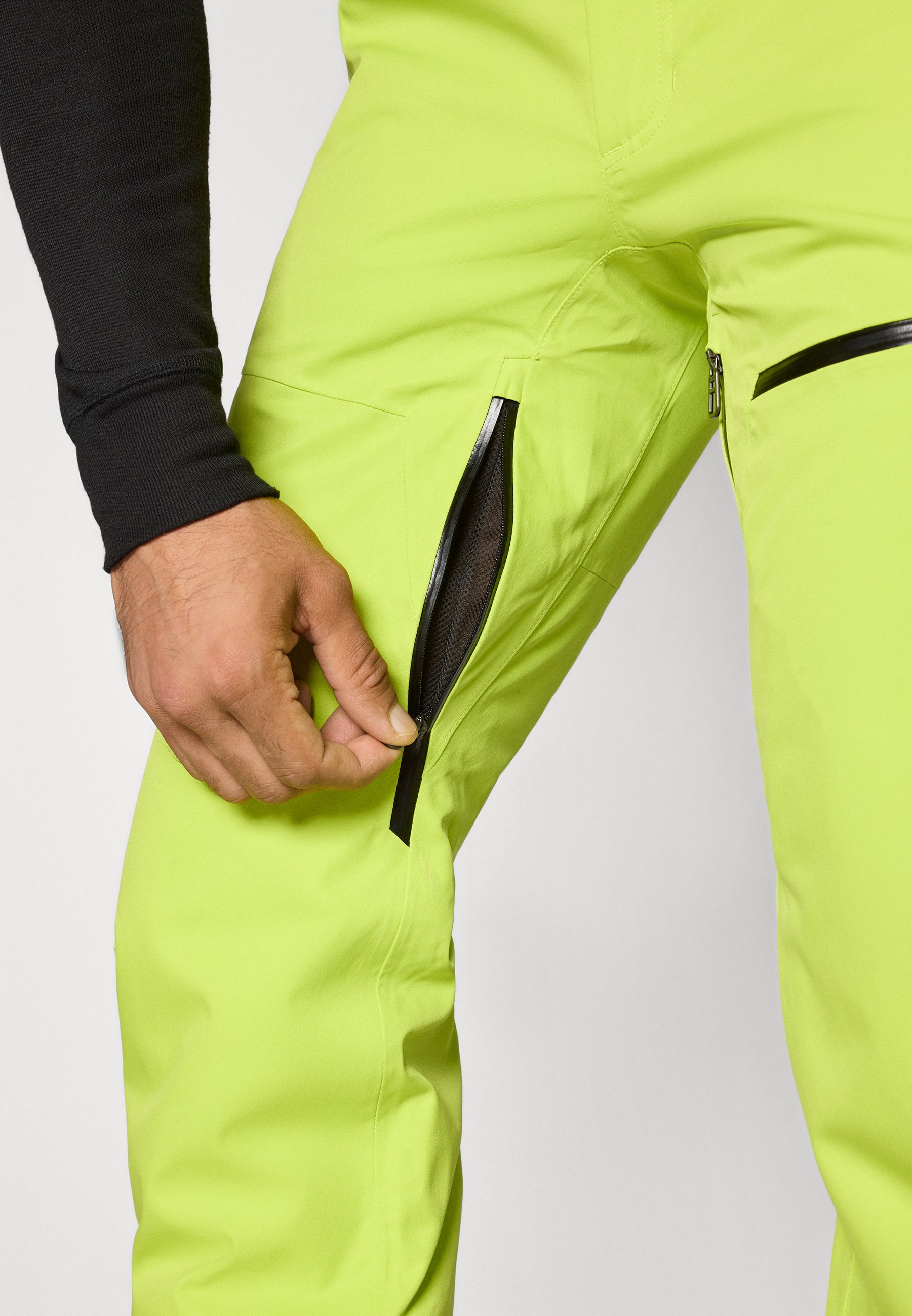 Spyder DARE PANTS - Ski pants - lime/light yellow - Zalando.co.uk