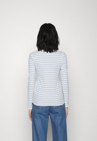 Selected Femme SLFANNA CREW NECK TEE - Camisola de manga comprida - cashmere blue
