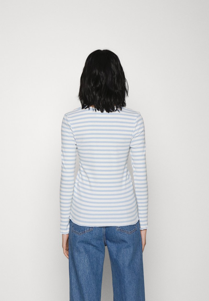 Selected Femme SLFANNA CREW NECK TEE - Camisola de manga comprida - cashmere blue