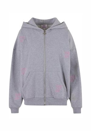FELICIOUS INITIAL - Užtrauktuku užsegamas treningas - grey