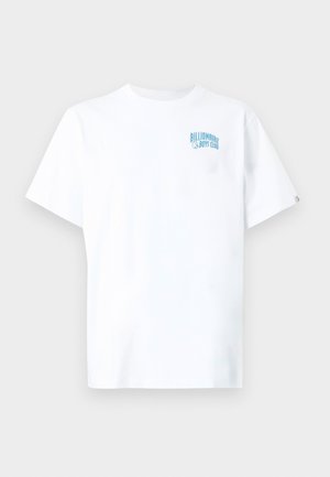 SMALL ARCH LOGO - Lihtne T-särk - white/blue