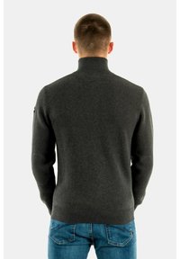 Schott PLKERN - Felpa con zip - gris
