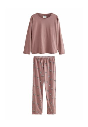 SET - Nattplagg set - mauve purple zebra