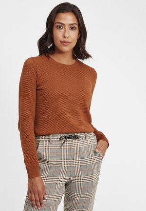 OXSARAH - Strickpullover - Jumper - cinnamon