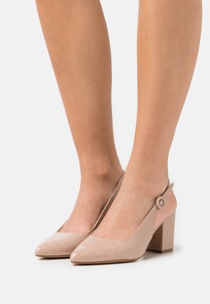 EVIE SLINGBACK COURT - Tacones - blush