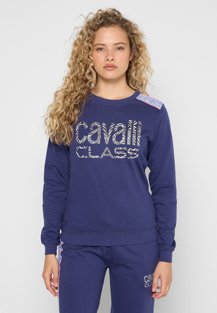 Cavalli Class Sweater blauw Cavalli Class Sweater blauw