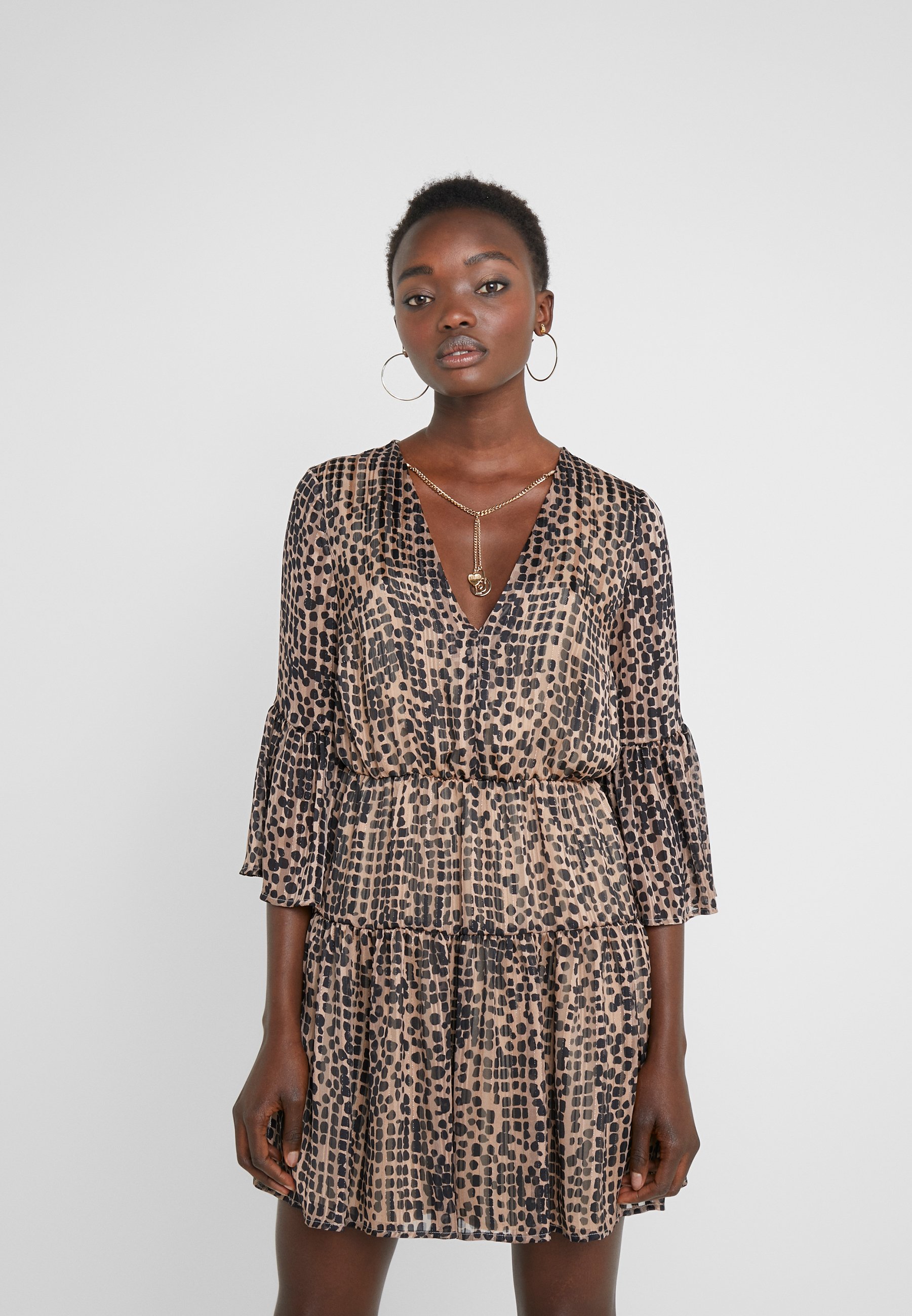 Liu Jo Abito Cocktailkleid Festliches Kleid Bisquit Black Beige Zalando At
