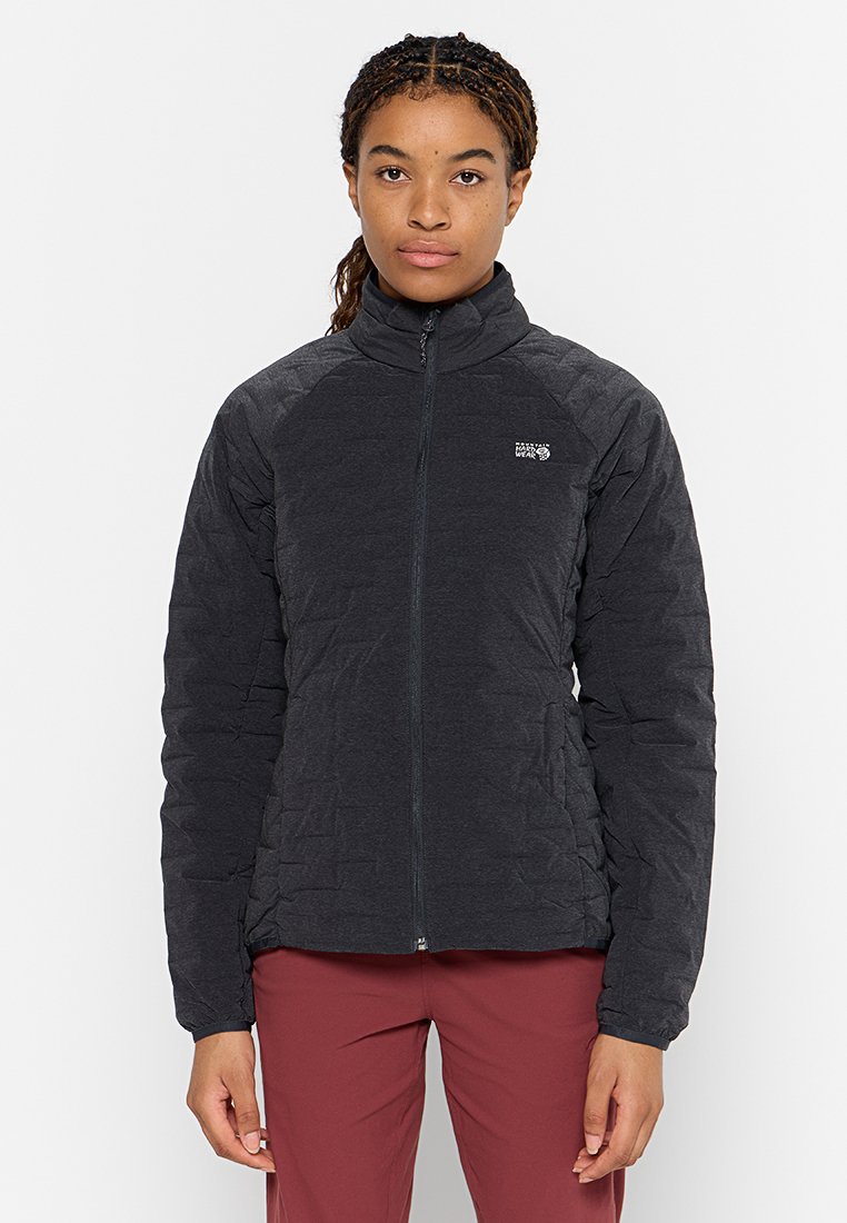 Mountain Hardwear Gewatteerde jas antraciet
