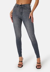 Bubbleroom - PUSH UP JEANS - Jeans Skinny Fit - grey Thumbnail-Bild 1